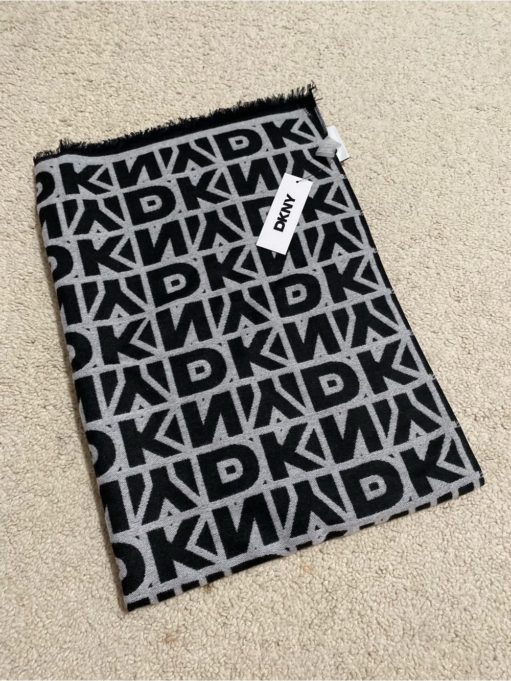 DKNY Metal Pashmina NWT - Black